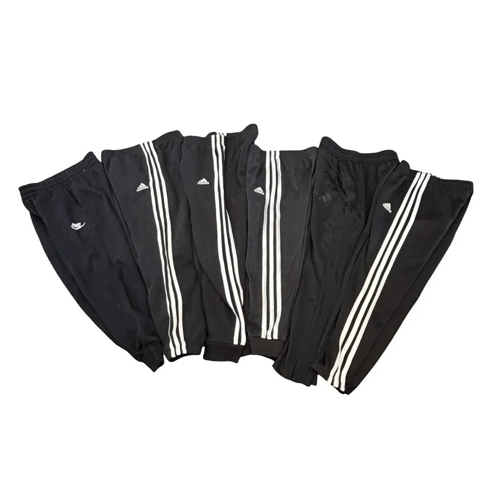 Adidas Nike Boys XS 7 Track Pants Fleece Joggers Sweatpants Athletic  Soccer LOT